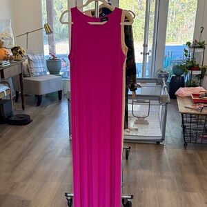 MSK Vibrant Pink Maxi Dress
